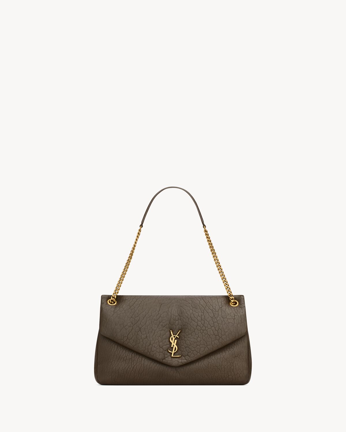 YSL Calypso Large in Grained Lambskin - Image 1